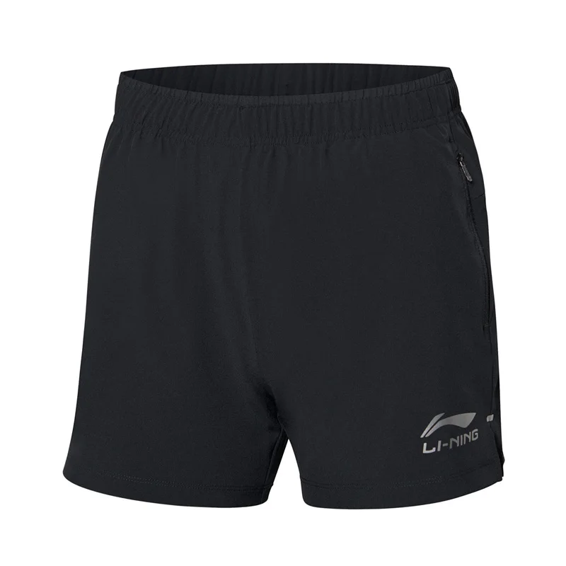 Li-Ning женские теннисные шорты для соревнований дышащие 91.1% полиэстер 8.9% спандекс подкладка спортивные штаны AAPP042 WKD619 - Цвет: AAPP042-1H