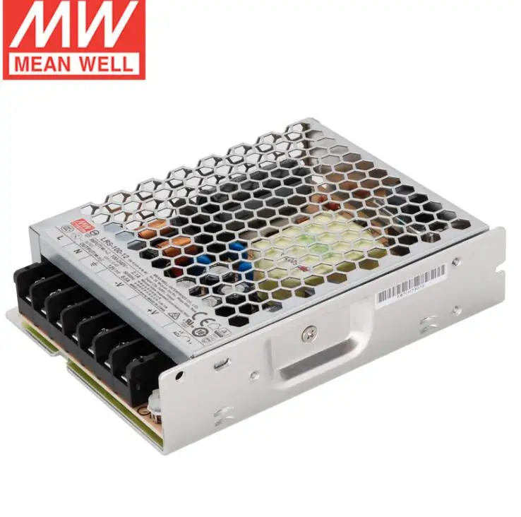 [Семь Неоновые] бренд MEAN WELL представляет LRS-100-12 12V 8.5A 100 Вт высокой мощности Мощность высокая эффективность один Выход переключение Питание