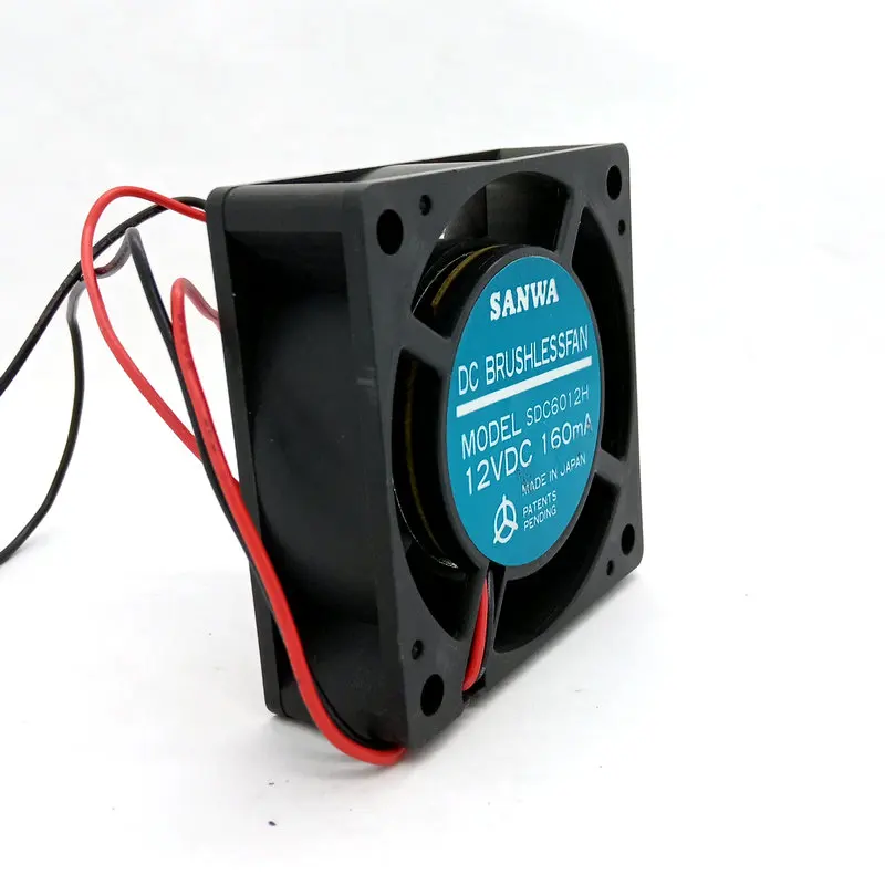 SDC6012H DC12V 160mA 60x60x20 мм 2 линии Вентилятор охлаждения