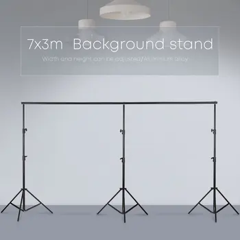 

Photography 3*7M Background Backdrop Stand Support System Kit for Photo Studio Muslin Backdrops Paper & Canvas with Carry Bag