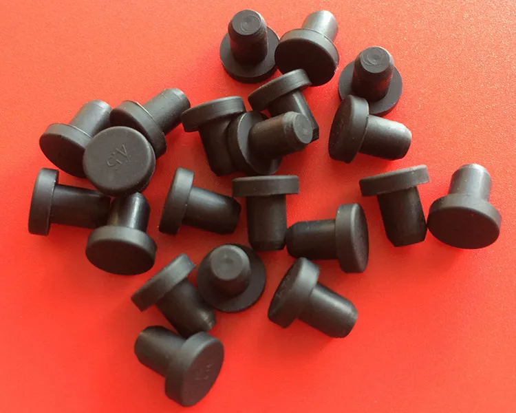 

10pcs 2.7mm~14mm Black Silicone Rubber Plug Cap Rubber Stopper Protector High Temperature Resistant Shock Pad Dust Plug