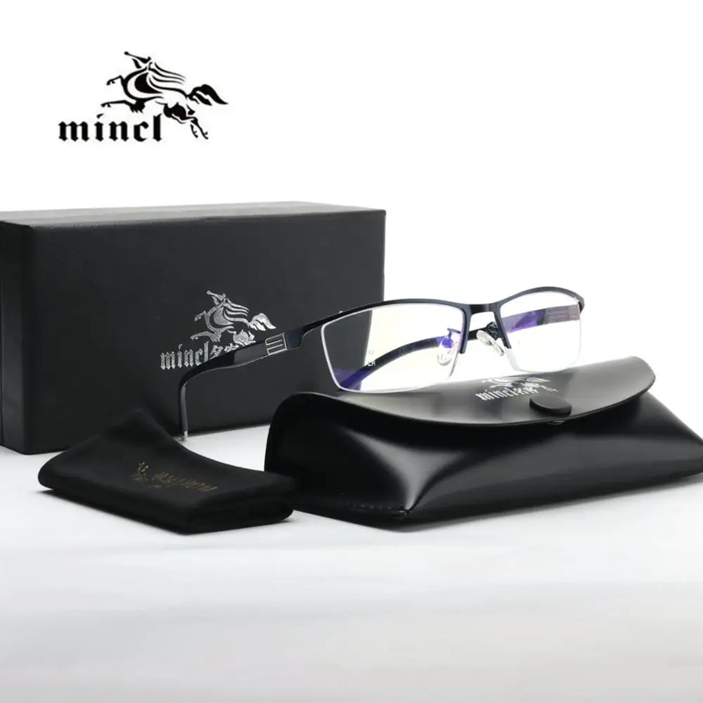 MINCL/ квадратные очки для чтения, оправа для мужчин и женщин, бизнес оправа для очков при близорукости, компьютерные очки для мужчин и женщин NX - Цвет оправы: blue