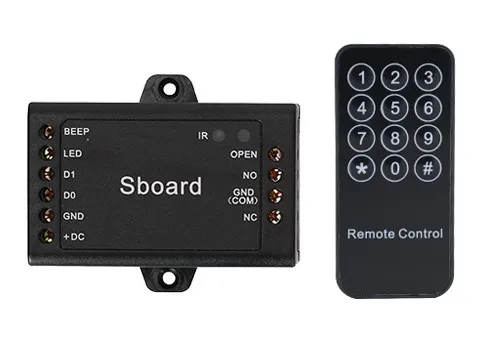 Sboard BT Single door Access Controller Bluetooth Mini Door Controller Connect with Any Reader Wiegand 26~37 bits output