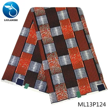 

LIULANZHI Ankara wax fabrics Guaranteed quality prints batik fabric african wax cotton fabric for women ML13P118-ML13P130