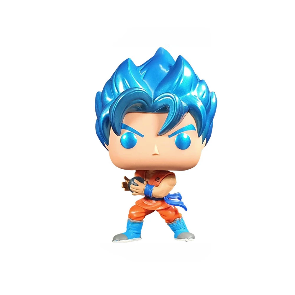 Funko поп Драконий жемчуг SSGSS Гоку Kamehameha фигурка игрушки Коллекция Модель игрушки - Цвет: 563-no  box