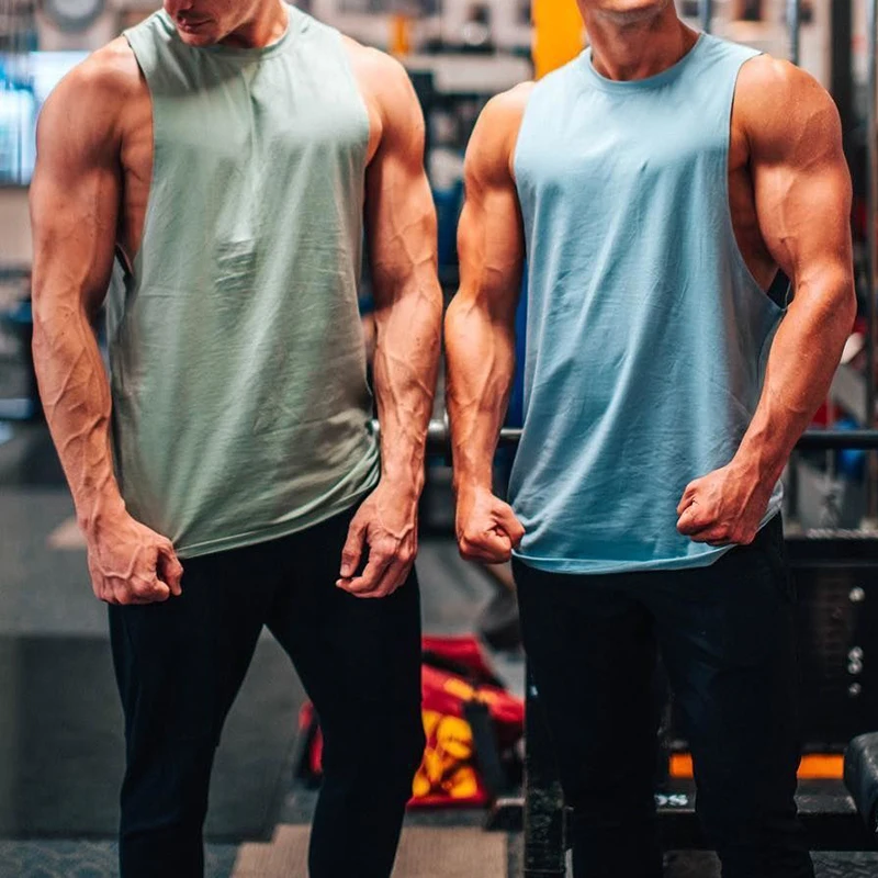 Camiseta sin mangas de culturismo para hombre, ropa deportiva de marca para gimnasio, camisetas sin mangas