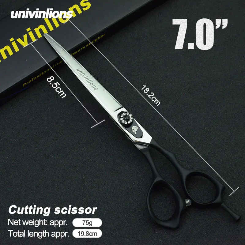 

7" Pet Dog Gromming Scissors Cutting Shears Sharp Edge Pet Scissors for Dog Grooming Stainless Steel Straight Scissors