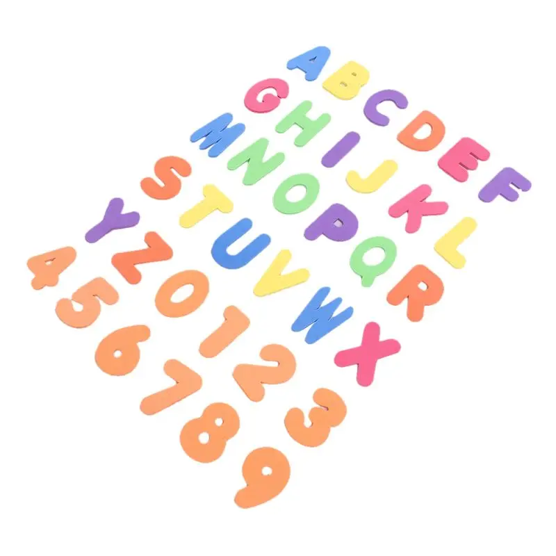Детские губки буквы из пенопласта/цифра плавающая ванна для купания игрушки 36 шт 72XC