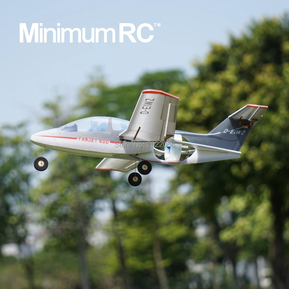 MinimumRCFanJet600Jet35mmEDF360mmWingspan3ChannelTrainer