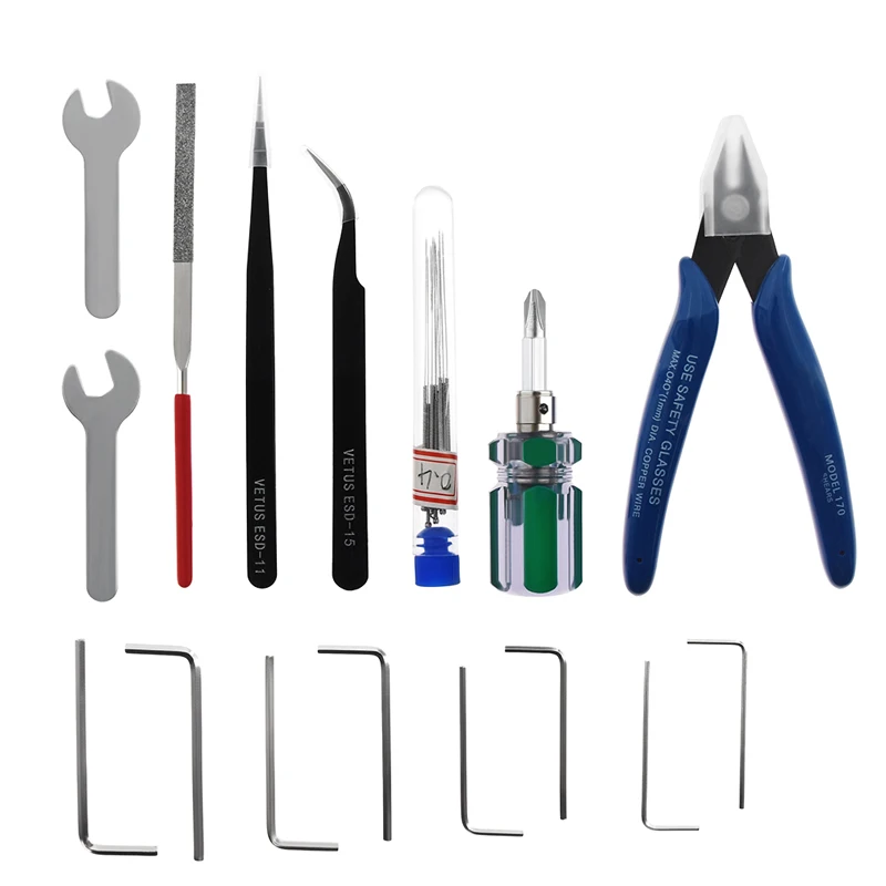 Детали 3D принтера DIY полный набор инструментов печать модель обрезки Toolbox