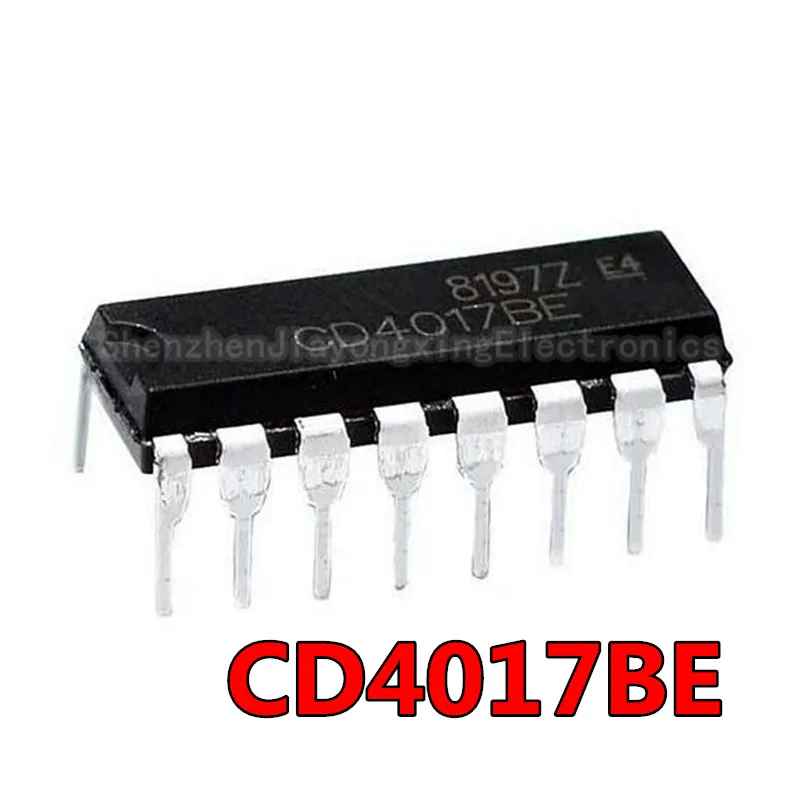 Набор микросхем CD4017BE DIP16 CD4017 CD4017B DIP-16 HEF4017BP TC4017BP CD4017CN HD14017BP 4017 Новый и оригинальный