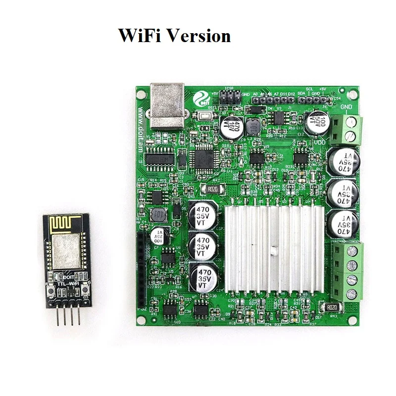 DOIT 대형 로드 탱크 섀시 제어 키트 (2 in 1 고출력 모터 드라이버 보드 + DT06 WiFi 모듈 포함) DIY RC 로봇 장난감 부품