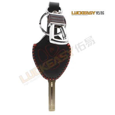 Чехол для ключей автомобиля для toyota camry 2012 2013 Crown 2007 eiz 2008 чехол для ключей с дистанционным управлением чехол для ключей из крафт-бумаги первый слой 2012 чехол для ключей key2a - Название цвета: Красный