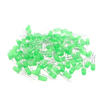 

500 Pcs 3V 20mA 5mm Round Light Emitting LED Diode Assorted Kit 5 Colors Q6PA