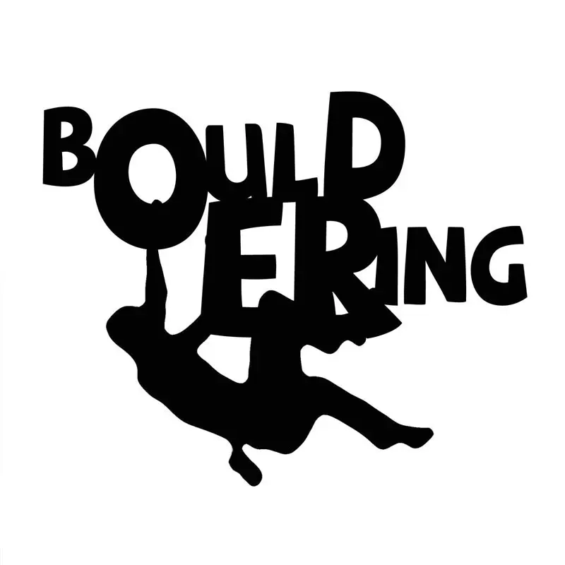 

Creative Car Sticker Bouldering Mountain Climbing Free Climber Outdoors Car Window Decal Accessories Waterproof PVC 13cm X 5cm