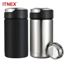 ITNEX 380ML Stainless Steel 304 Vacuum Flasks Thermos Mug Tea Infuser Coffee Mug Leak-Proof Travel Car Thermal Insulation Bottle