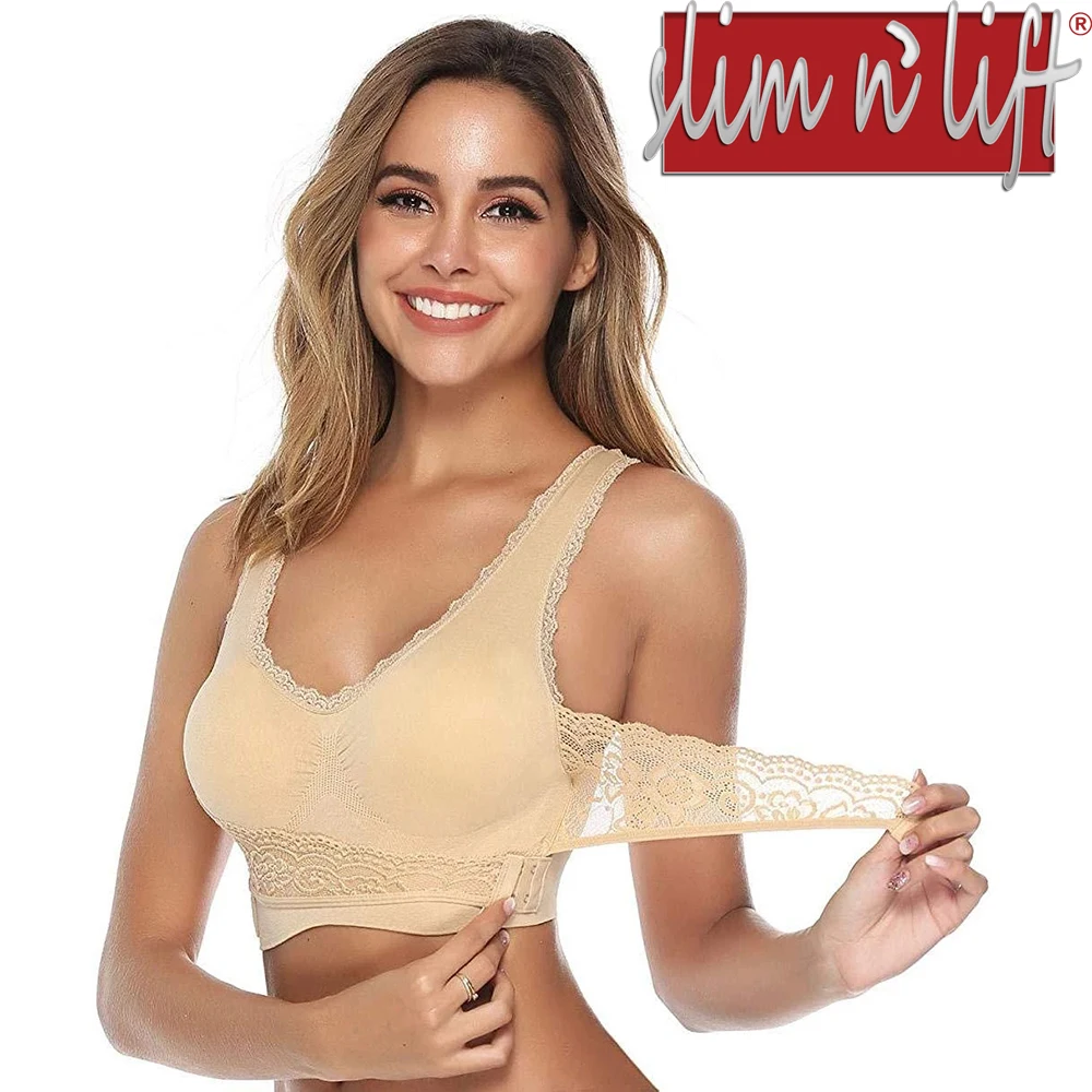 Caramia Bras Comfy Lace Front Sluiting 