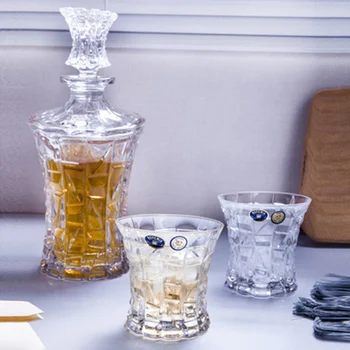 

700ml/750ml top quality crystal home whiskey wine glass botlle party wine Decanter GLA-166