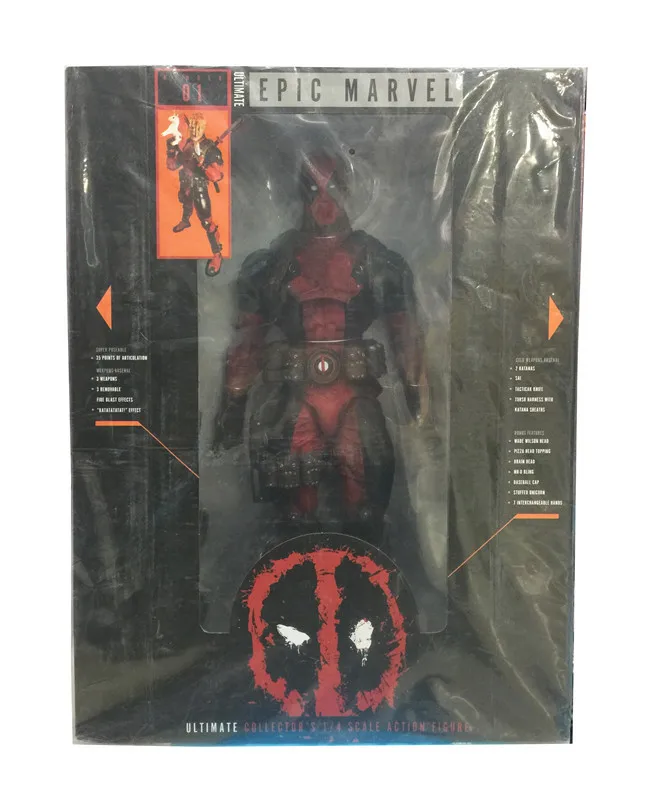 Ultimate фильма «Дэдпул»; рубашки 1/4 2 S 18-дюймовые передвижной Гараж Комплект Модель
