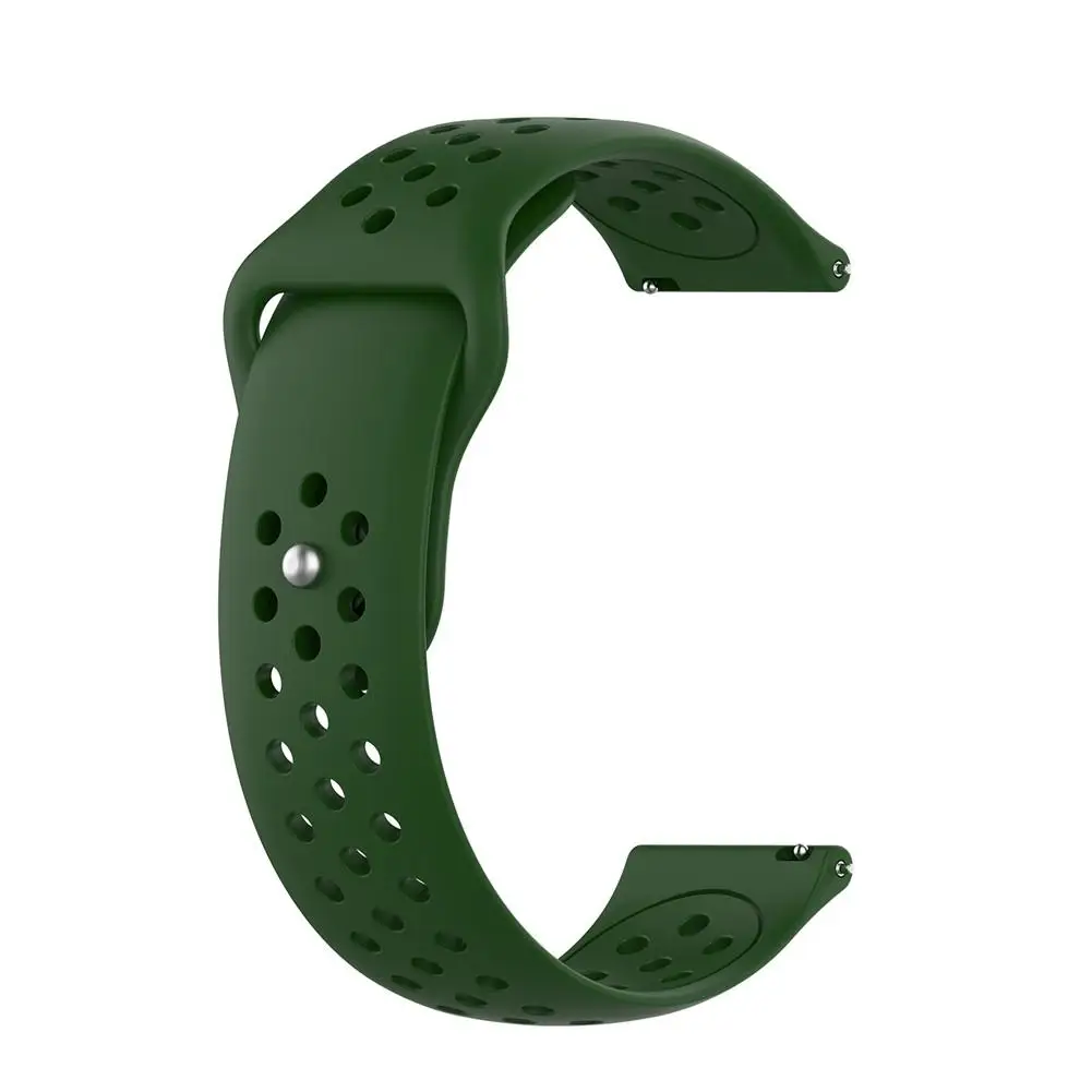 20 мм силиконовый сменный Браслет удобный ремешок для часов SUUNTO 3 Фитнес Спортивные Смарт-часы быстросъемный активный ремешок - Цвет: Army Green