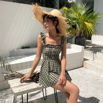 

Swimwear For Women Swimsuit Woman 2019 Female Fused One Piece May Beach Thin Backless Swimsuits With Skirt Style Push Up Flower