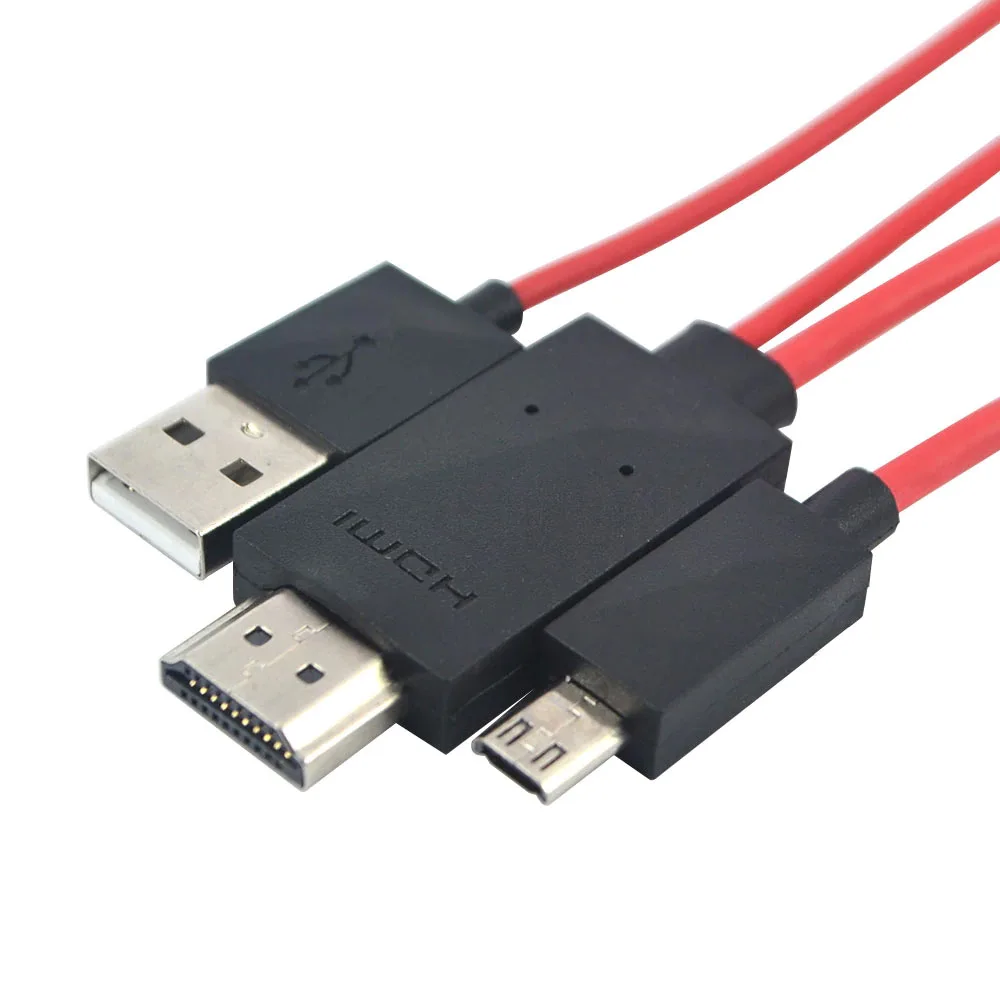 Микро USB к HDMI 1080P телевизионный HD кабель-адаптер Android Smart для Xiaomi Redmi Note 5 Pro Android samsung S7 Micro зарядное устройство