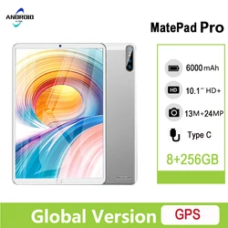 2021 novo 10.1 tablet tablet tablet 8gb + 256gb 10 núcleo tablet pc android 10 6000mah 10 núcleo tablets 13mp traseiro 4g rede wifi android tablet