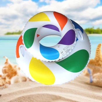 

60/70 CM adult New high quality Adult Children's Summer Inflatable Colorful Swim circle Swimming Pool Boardwalk for sports toy