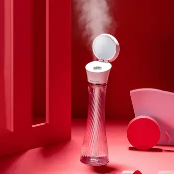 

250ML Tower Shape USB Charging Desktop Humidifier Diffuser with Colorful Light Essential Oil Diffuser for Home Car Mist Maker