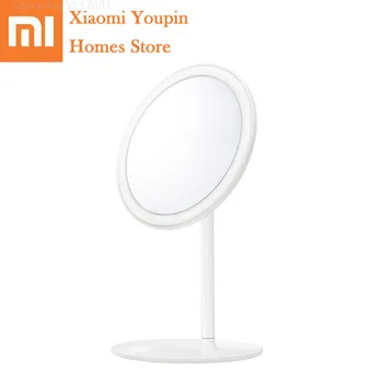 

Xiaomi Mijia Portable LED Makeup Mirror Adjustable Surrounding LED Lamp Cordless Cosmetic Mirror For Tabletop Bathroom Travel