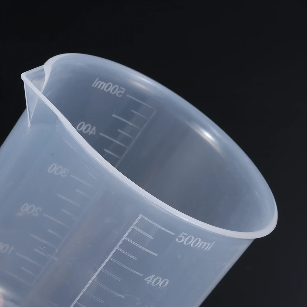50/150/250/500ML Clear Plastic Liquid Measuring Cups for DIY Jewelry Making