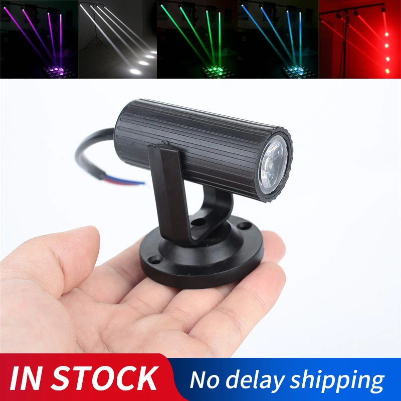 1W RGBW LED Stage Lighting PinSpot Beam Spotlight Professional DJ Disco Party KTV Backlight Stage Light led disco uv violet lights dj 36w eu plug par lamp uv for party christmas bar lamp stage wall washer spot light backlight