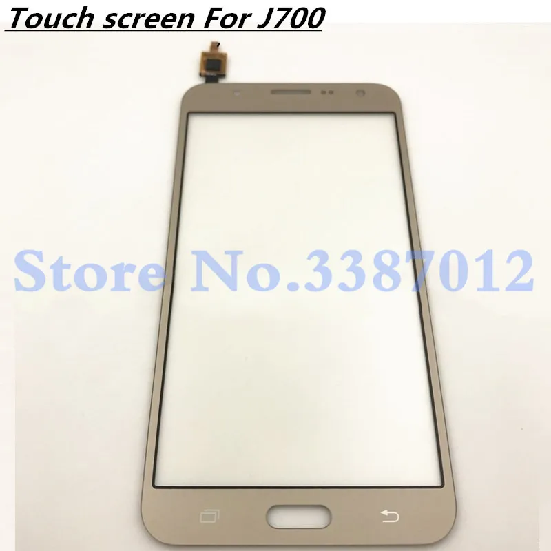 Для samsung Galaxy J7 J700F J700M J700H J700 сенсорный экран дигитайзер Переднее стекло объектив панель Замена