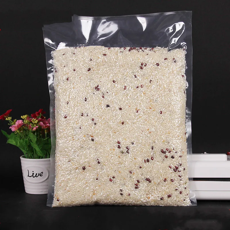 20 шт Прочный и прочный 28x38 см прозрачный вакуумный пакет пластиковый Вакуумный пакет композитный мешок для еды и закусок