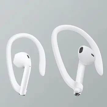 

1Pair Protective Earhooks Holder Silicone Sports Anti-lost Ear Hook for Airpods 1/2/Pro Wireless Earphones Accessories