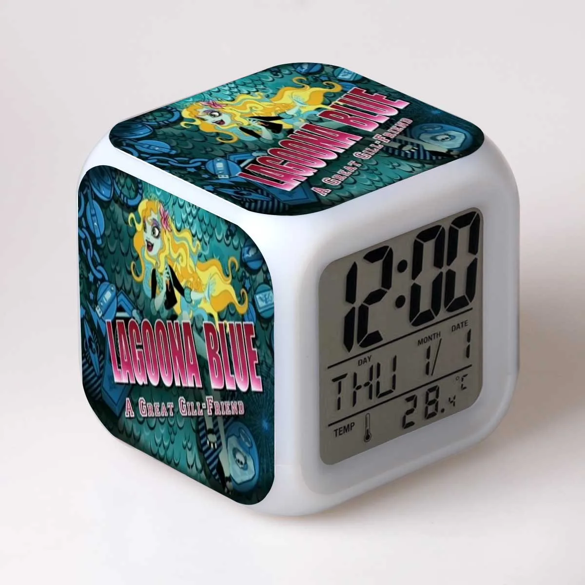 26 Высокий мультяшный будильник детская игрушка Led Reloj будильник, цифровой Электронные часы с будильником Wake Up Light Table Reveil Wekker - Цвет: 26