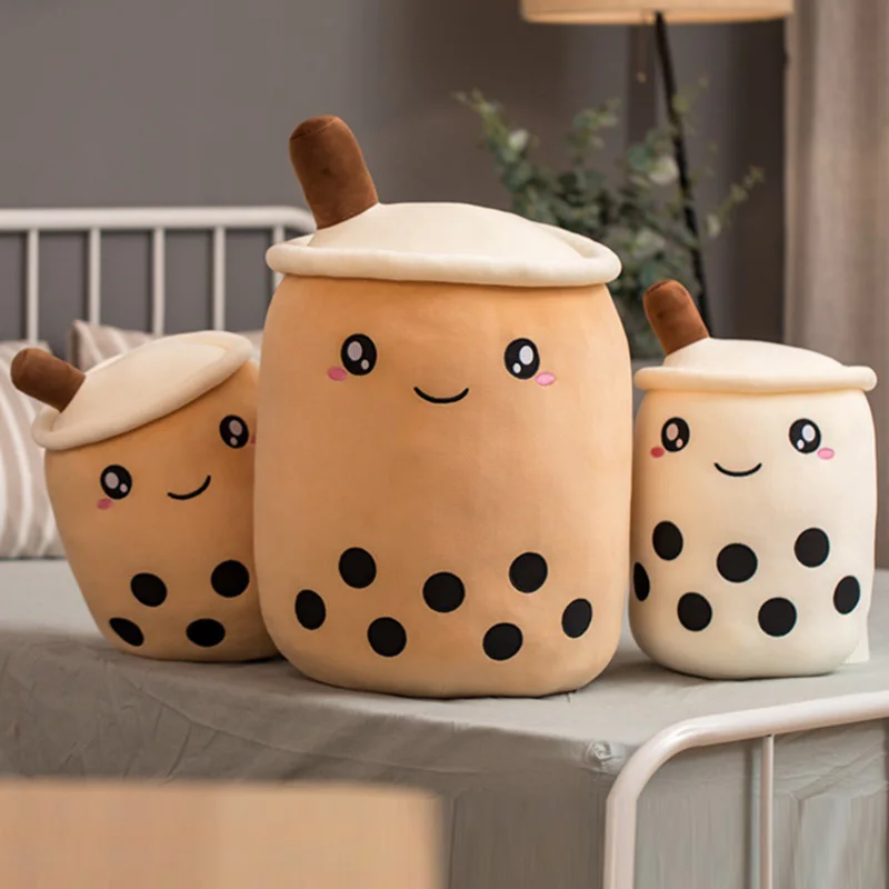 

Plushie | brewed Boba | bubble milk tea pillow | plush toys for children, adults and Boba lovers