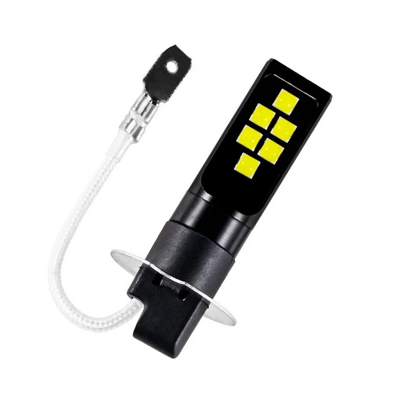 

H3 Fog Lamp High Power Anti Fog Light Warning Lamp Tail Light 12 Lamp 3030 New Type of Automobile Headlamp H1 Led Bulbs