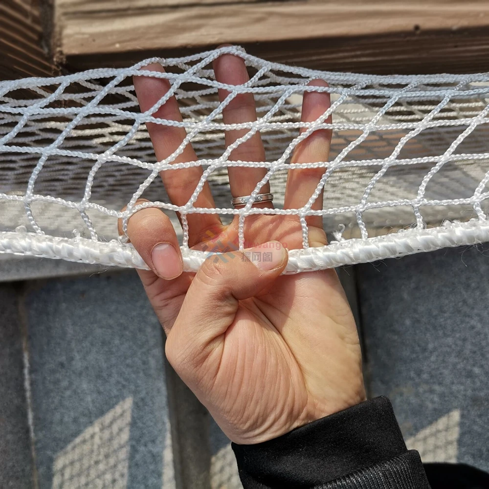Tewango 2 см Сетка 3,2X25 футов лестничная Балконная Защитная защита для детей, для детей, для домашних животных, для защиты лестницы, палуба, сверхмощная сетка, анти-осенняя сеть