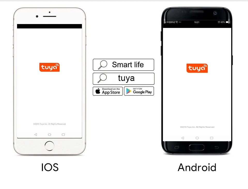 interruptor tuya vida inteligente app controle remoto