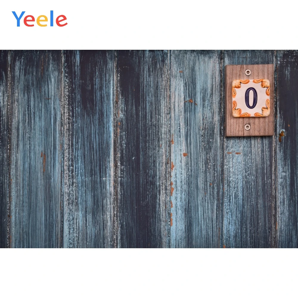 Деревянный фон для фотосъемки Yeele с выцветанием гранж дверная доска номер