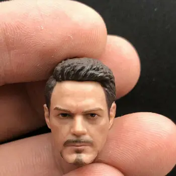 

Custom 1/12 Scale Iron Man Tony Head Sculpt 6" Shf Ants Action Figure Toy Collection