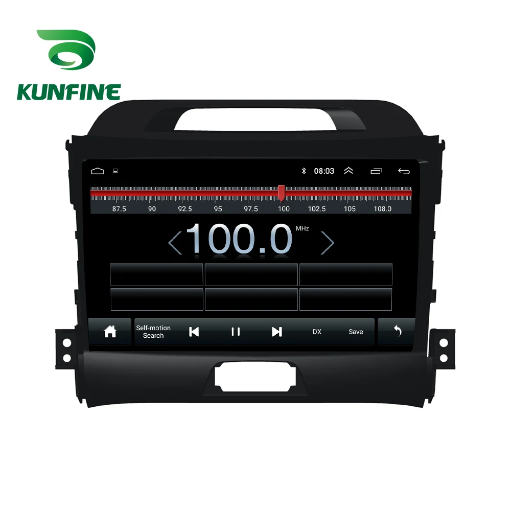Восьмиядерный 1024*600 Android 8,1 автомобильный DVD gps навигатор плеер Deckless стерео для KIA SPORTAGE R 2011- 2.0L радио