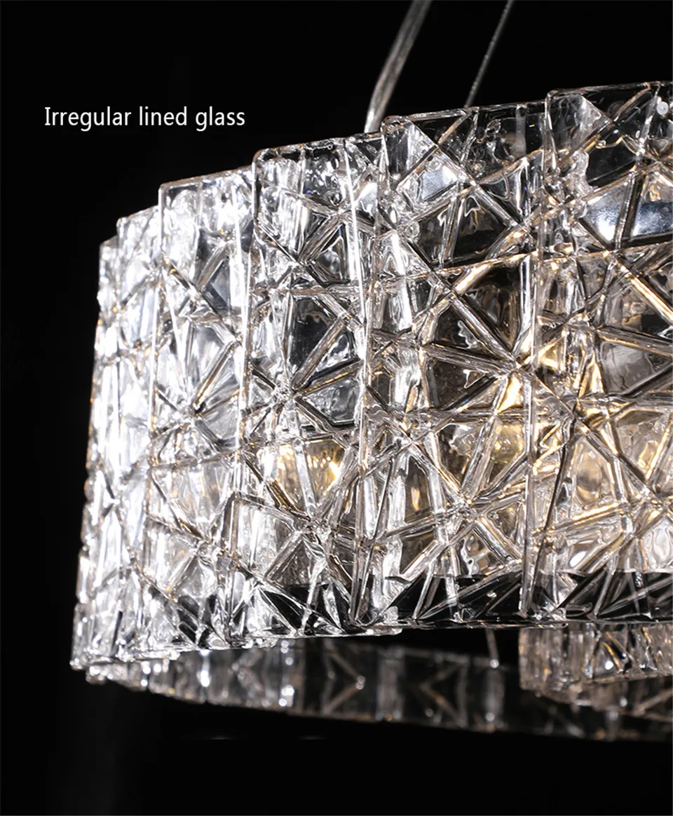 Luxury Glass Iron LED Pendant Lights Lighting Nordic Pendant Lamp Dining Living Room Bedside Bedroom Bar Loft Decor Hanging Lamp