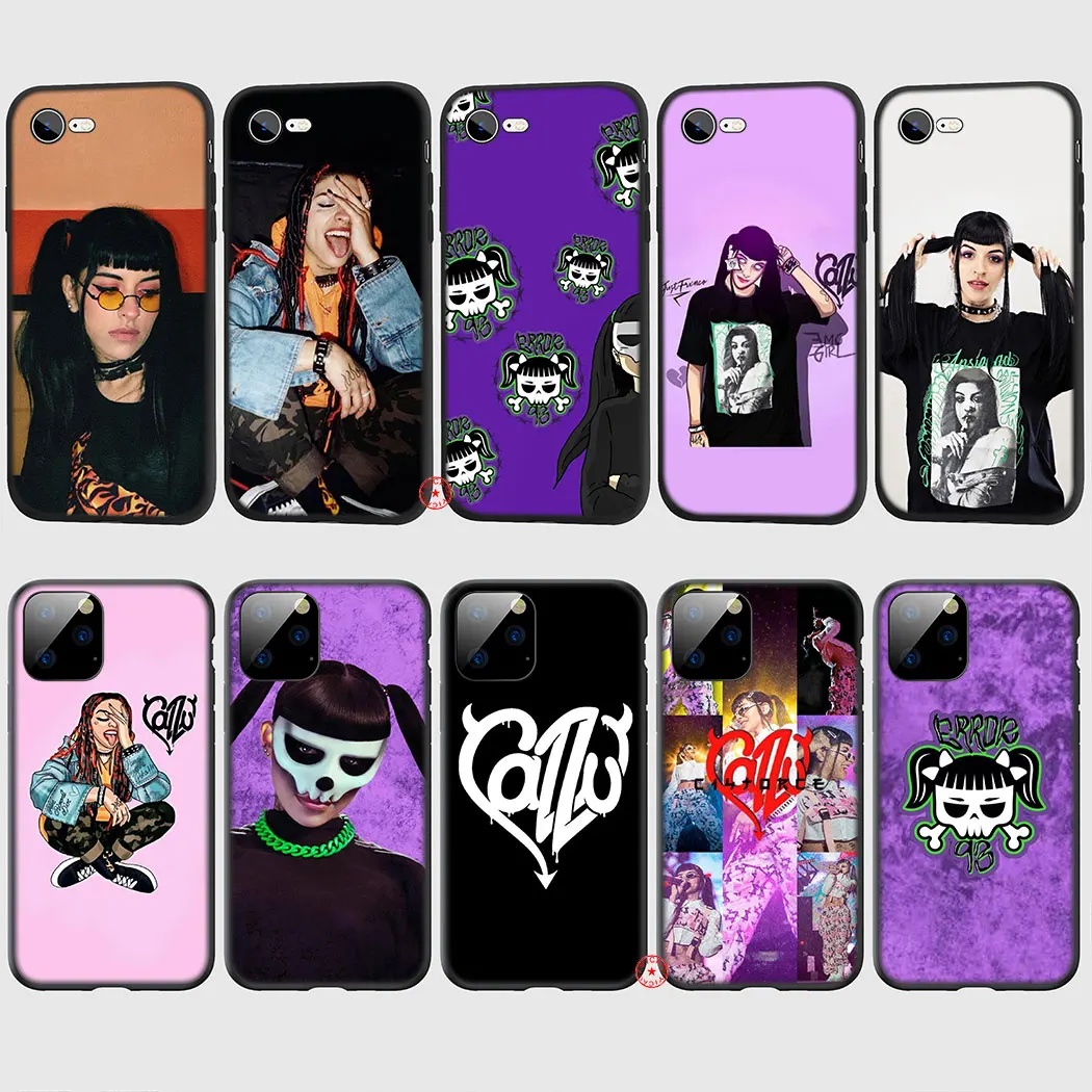 

Singer Cazzu Girl Soft Silicone Case for iPhone 11 Pro XR X XS Max 6 6S 7 8 Plus 5 5S SE TPU Cover