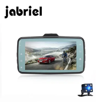 

Jabriel 1080P dash cam car dvr Mini Dual Len Car DVR 3" IPS Dash Camera view car video recorder HDMI Reverse Image G-sensor