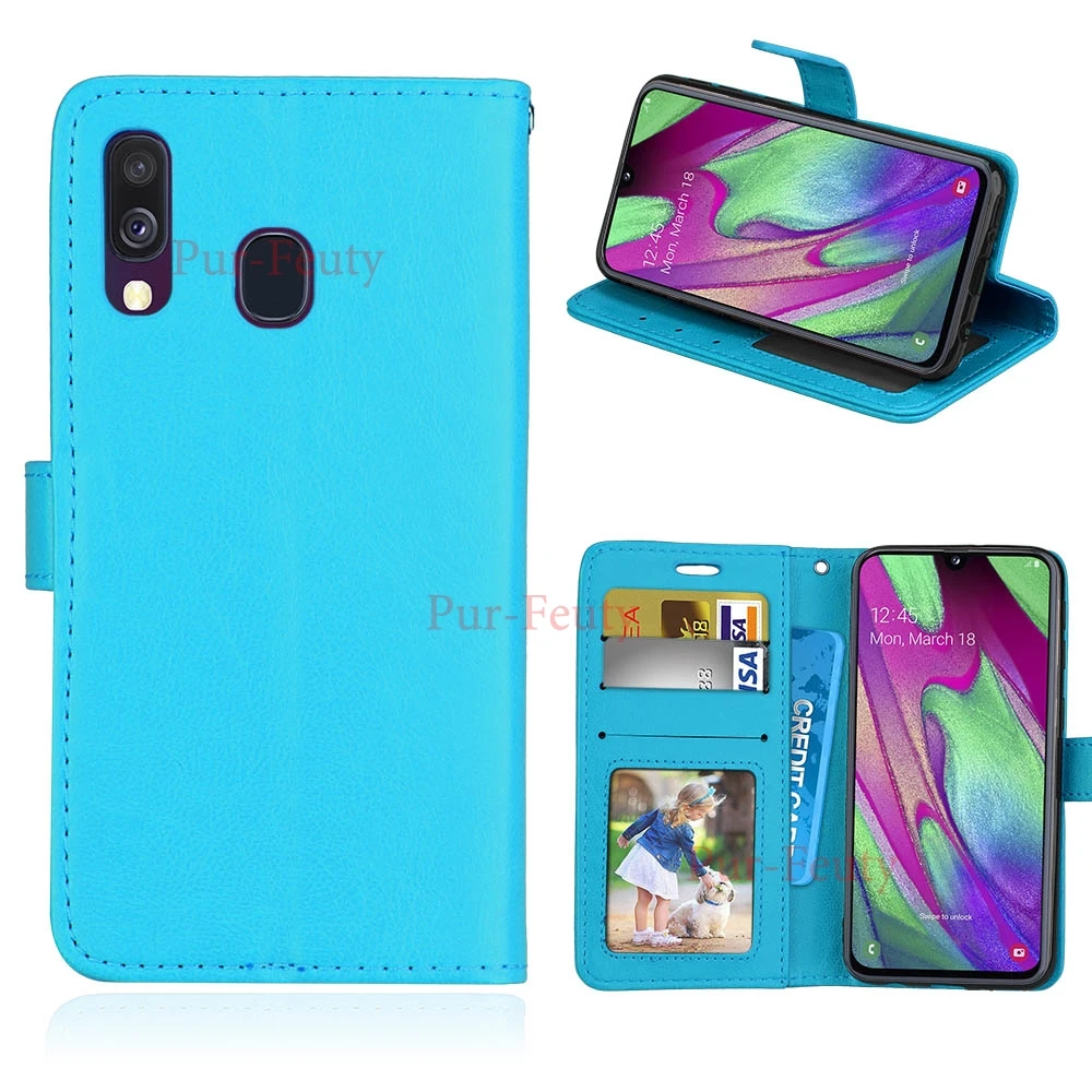 Чехол с фоторамкой для samsung Galaxy A40 A 40 A405 SM-A405FM/DS чехол-книжка для телефона кожаный чехол-бумажник для samsung Galaxy A40