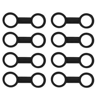 

8 Pieces Scuba Diving Dive Snorkeling Silicone Snorkel Mask Strap Keeper Holder Clips Retainer Attachment Gear Spare Part Access