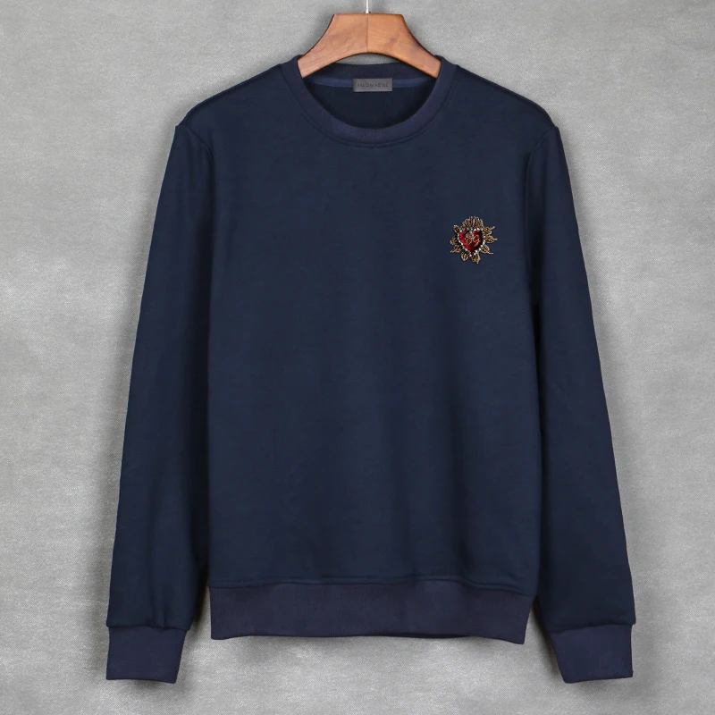 Мужская толстовка без кепки с мерсеризованным хлопком унисекс женская