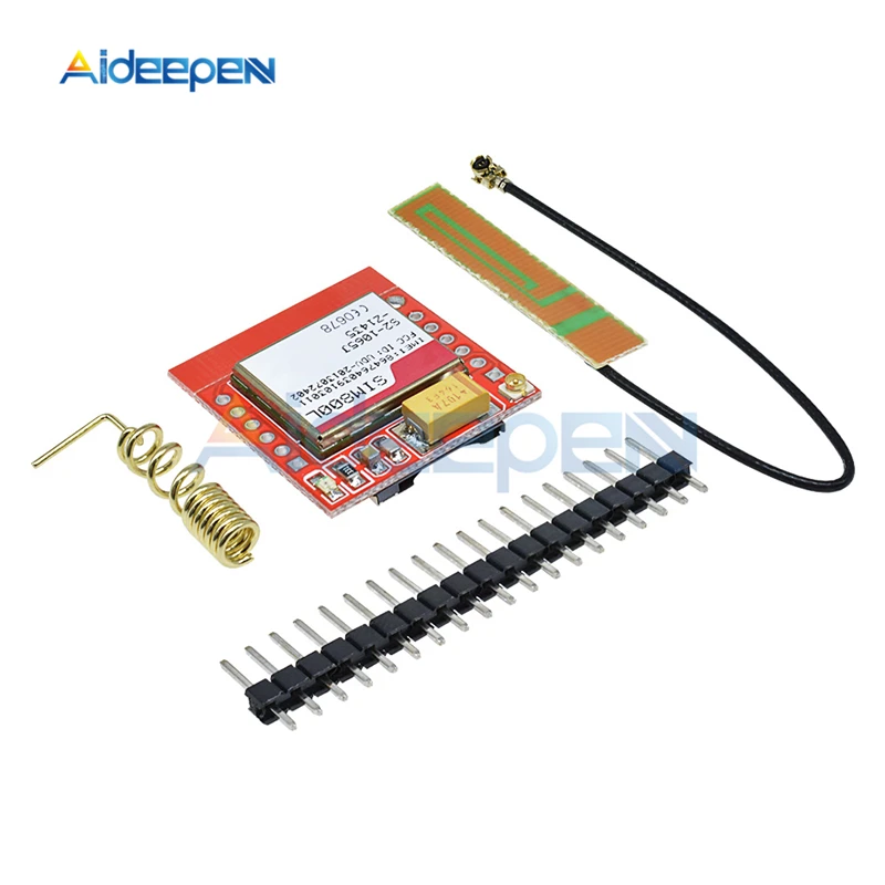 1 комплект SIM800L GPRS GSM модуль Micro SIM карта ядро четырехдиапазонный последовательный порт TTL антенна PCB беспроводная wifi плата для Arduino 3,7 V-4,2 V